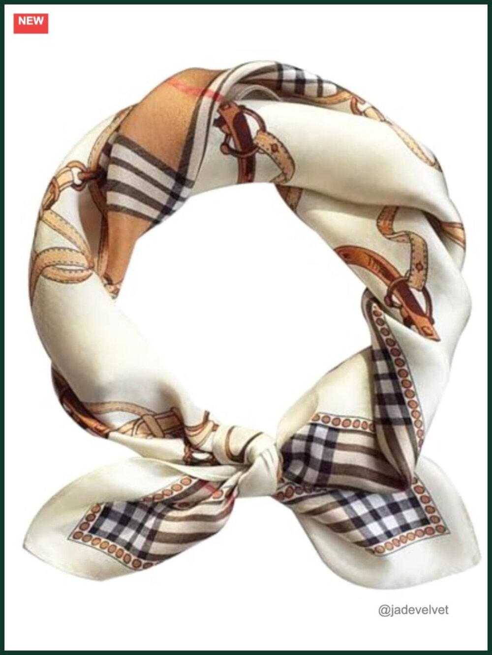 Satin Bandana Head Scarf, Lightweight Fashion Wrap, Multi-purpose Silk-like